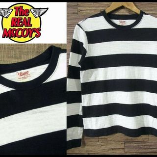 ザリアルマッコイズ(THE REAL McCOY’S)のリアルマッコイズ BUCO ブコ 22SS 囚人 プリズナー ボーダー Tシャツ(Tシャツ/カットソー(七分/長袖))