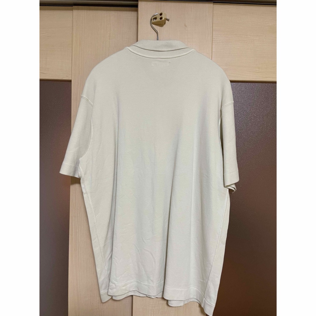 AURALEE(オーラリー)のLADY WHITE CO. PLACKET POLO オフホワイト サイズ38 メンズのトップス(ポロシャツ)の商品写真