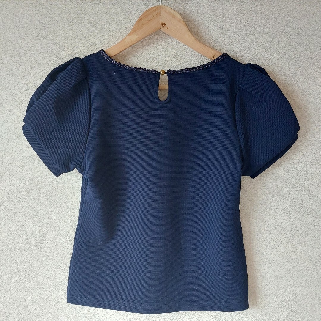 トップス 半袖 ネイビーレディース レディースのトップス(Tシャツ(半袖/袖なし))の商品写真
