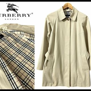 バーバリー(BURBERRY)の希少 バーバリー ロンドン 三陽商会 ノバチェック ステンカラー コート 40(その他)