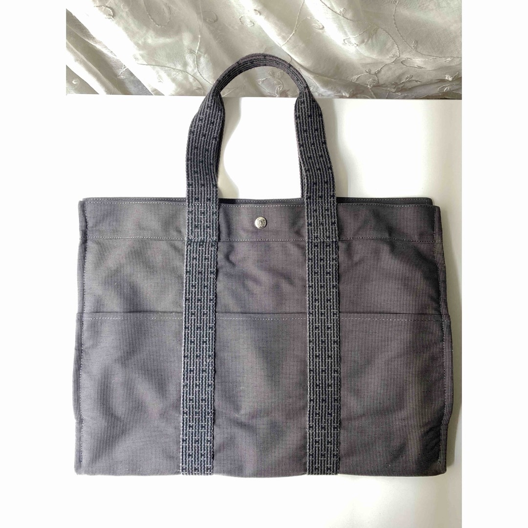 HERMES エルメス トートMM ハンドバッグ エールライン HERMES エルメス トートMM ハンドバッグ エールライン
