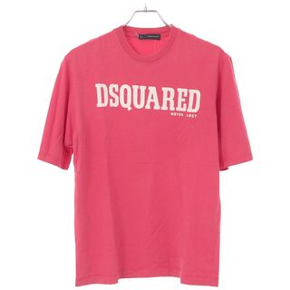 ディースクエアード(DSQUARED2)のDSQUARED2 ディースクエアード 10SS ロゴプリントTシャツ ピンク XS(Tシャツ/カットソー(半袖/袖なし))