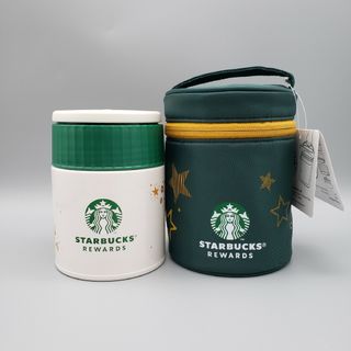 スターバックスコーヒー(Starbucks Coffee)の海外スタバ限定★THERMOS★保温保冷OK フードジャー★専用ポーチ付き(弁当用品)