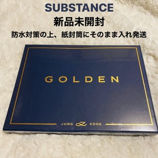JUNGKOOK GOLDEN 紺 SUBSTANCE 新品未開封 ジョングク(K-POP/アジア)