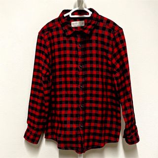 ザラキッズ(ZARA KIDS)のZARA KIDS チェックシャツ　122(ブラウス)