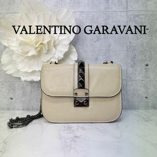 ヴァレンティノガラヴァーニ(valentino garavani)のヴァレンティノ VALENTINO ロックスタッズ チェーンバッグ(ショルダーバッグ)