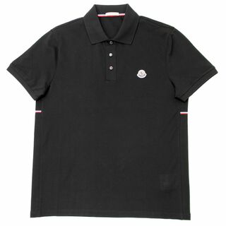 モンクレール(MONCLER)の送料無料 97 MONCLER モンクレール 8A00013 84673 ブラック ポロシャツ 半袖 size S(ポロシャツ)