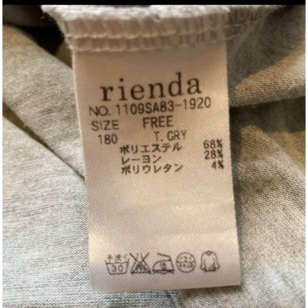 rienda - リエンダ ノースリーブワンピースの通販 by あぁたん