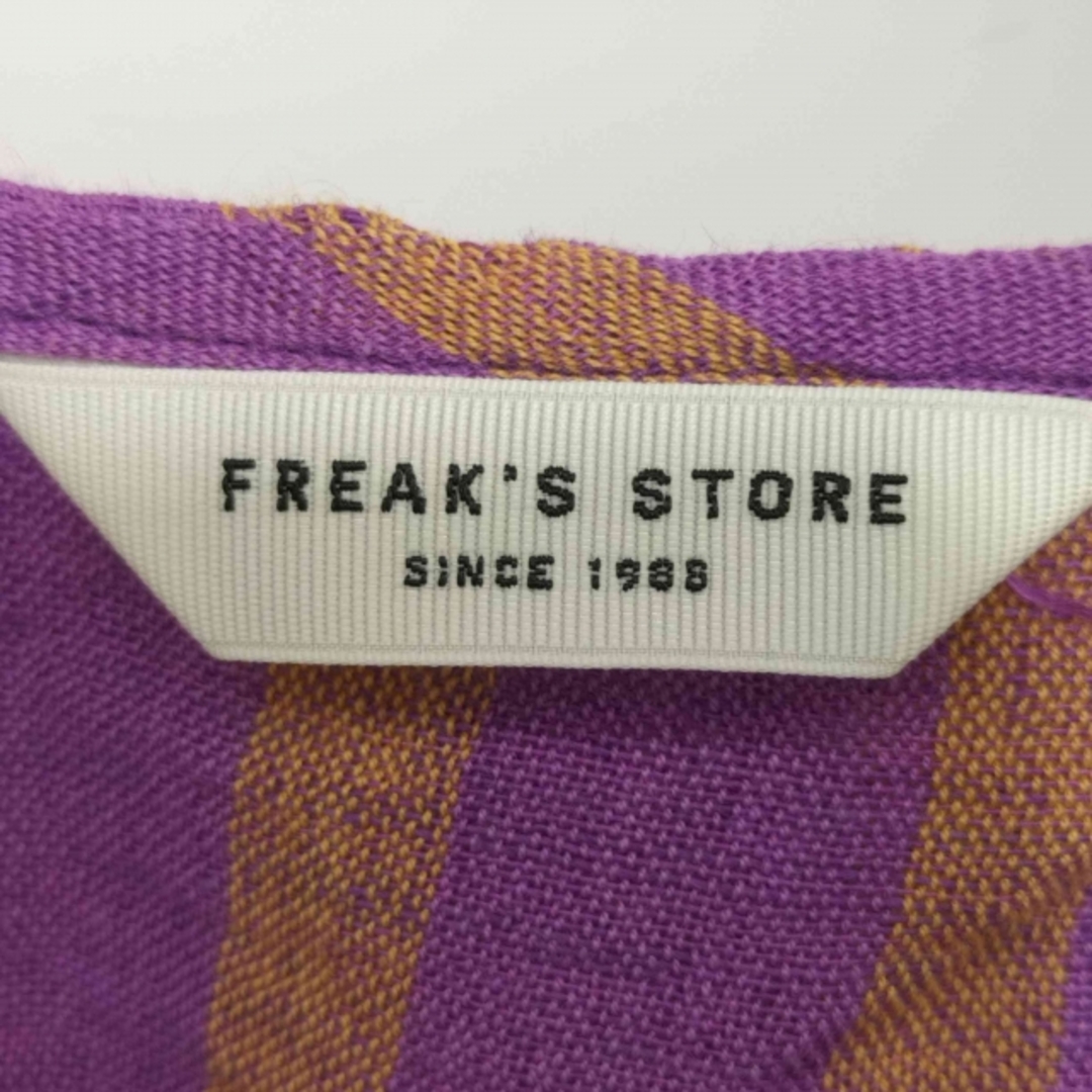 FREAK'S STORE(フリークスストア)のFREAKS STORE(フリークスストア) リネン コットン 半袖ワンピース レディースのワンピース(その他)の商品写真