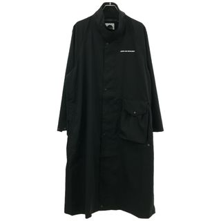 ムーンエイジデビルメント(Moonage Devilment)のMOON AGE DEVILMENT × EGO TRIPPING ムーンエイジ デビルメント × エゴトリッピング 22AW 40' ANTI GASCAPE COAT アンチガスケープコート mjk-0230 ブラック 44(その他)