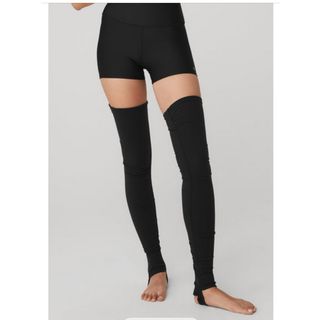 新品！alo yoga Goddess Leg Warmers - Black(ヨガ)