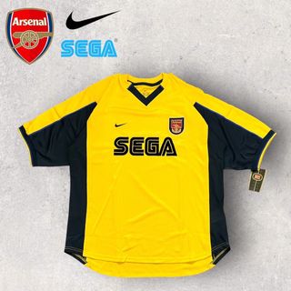 ナイキ(NIKE)の激レア　99/00 アーセナル　ナイキ　SEGA アウェイユニフォーム　新品(応援グッズ)