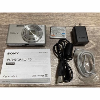 ソニー(SONY)のCyber-shot DSC-W830 シルバー(コンパクトデジタルカメラ)