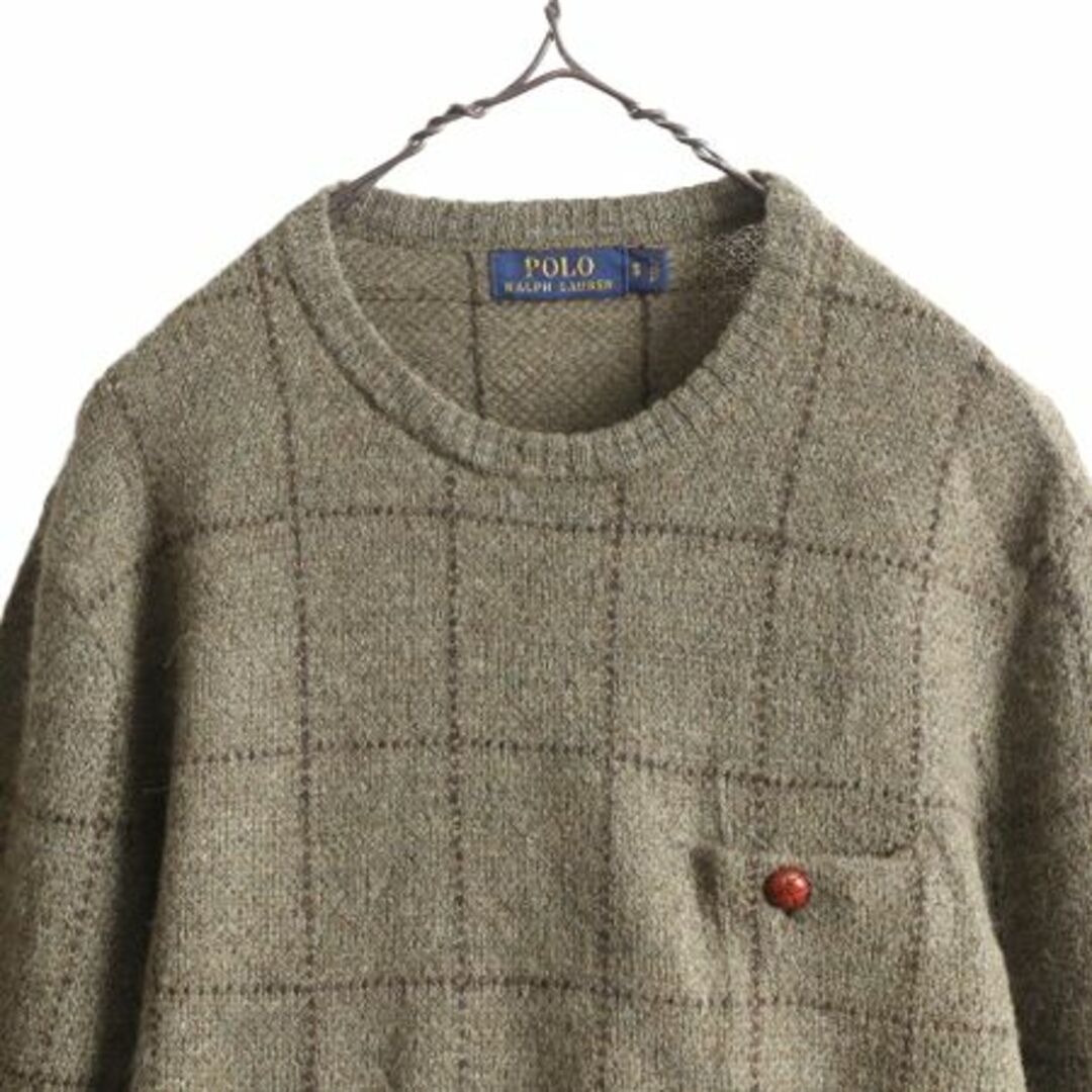 Ralph Lauren - ポロ ラルフローレン チェック ニット セーター Ralph Lauren - ポロ ラルフローレン チェック ニット セーター
