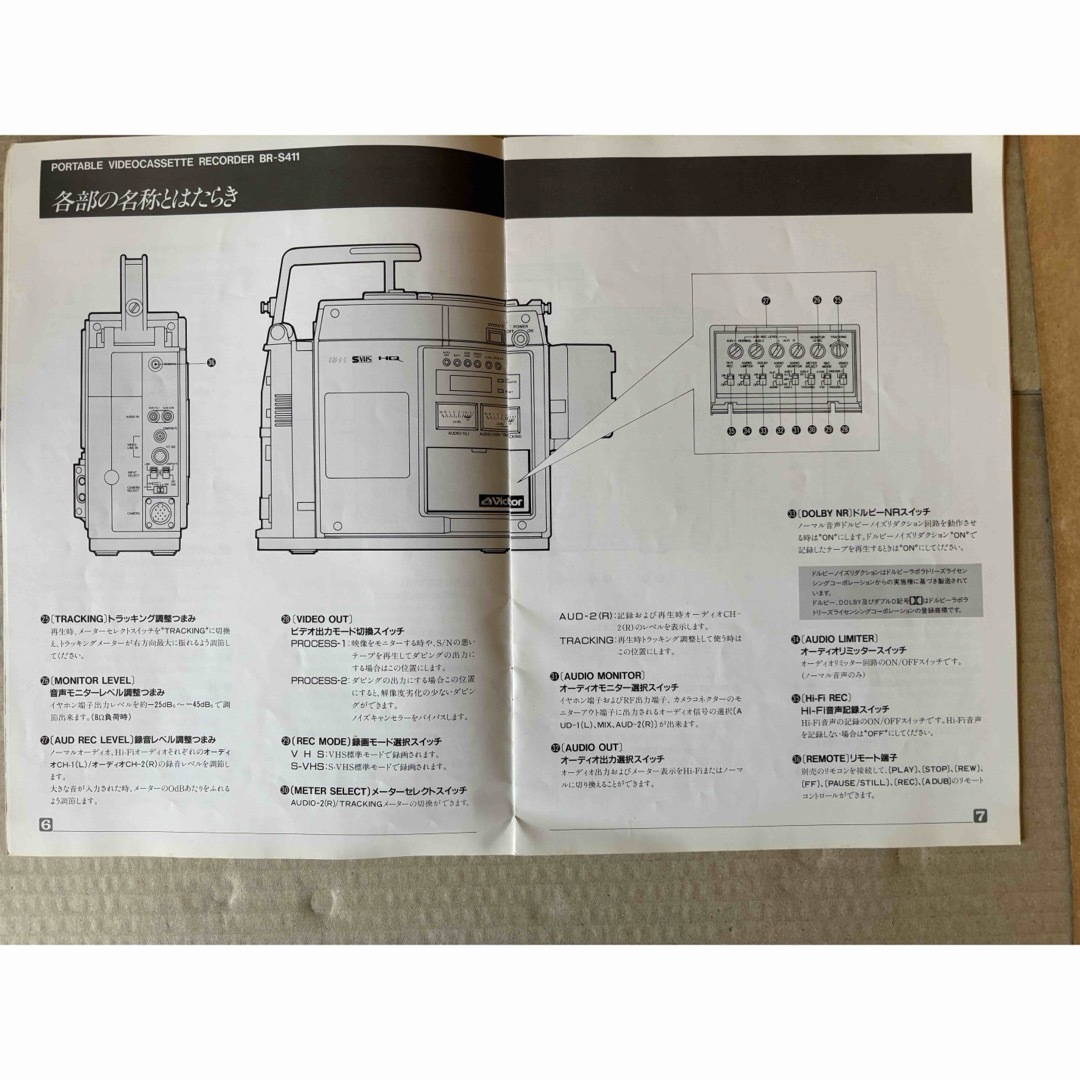 ビクター BR-S411 取扱説明書  スマホ/家電/カメラのテレビ/映像機器(その他)の商品写真