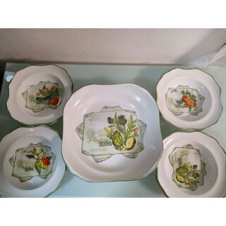イタリア製　大皿　カレー皿　パスタ皿　セット　セラミック(食器)