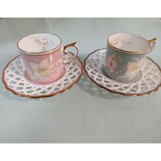 MEISSEN - マイセン ティー/コーヒーカップ 黄色花 9万円~ レア品 金彩