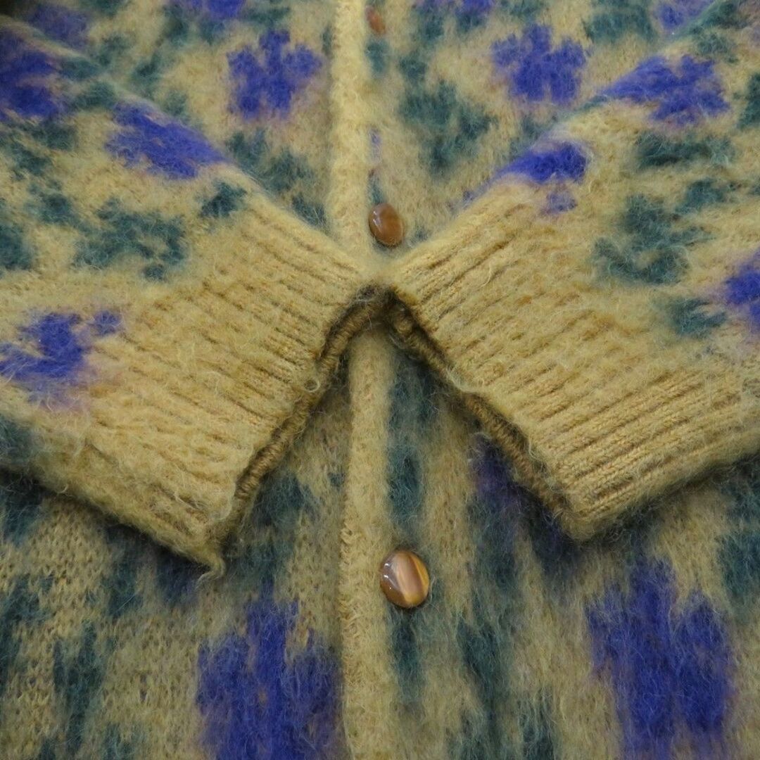 Needles(ニードルス)のNEEDLES 23aw Mohair Cardigan Flower サイズXL NS282 ニードルズ モヘヤニットカーディガン フラワー メンズのトップス(カーディガン)の商品写真