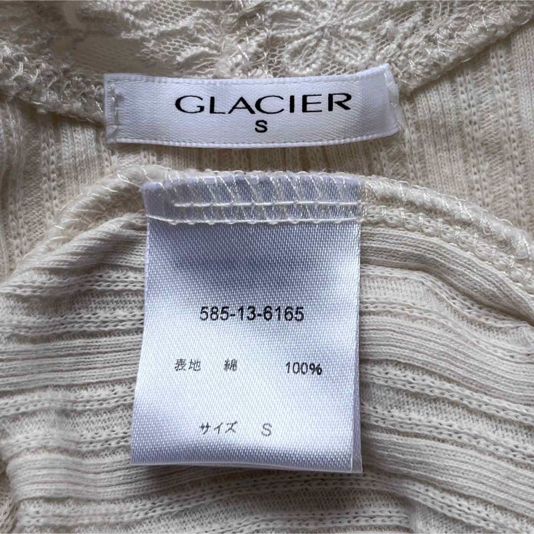 GLACIER(グラシア)の【美品！送料無料！匿名配送！】GLACIER★レース使いプルオーバー★半袖 レディースのトップス(カットソー(半袖/袖なし))の商品写真