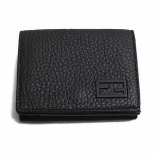 フェンディ(FENDI)のFENDI フェンディ FFロゴ 三つ折り財布 ブラック 7M0280 AG0L レディース【中古】【美品】(財布)