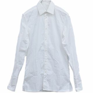 マルタンマルジェラ(Maison Martin Margiela)の本物 メゾンマルジェラ Maison Margiela コットン 長袖 ワイシャツ カッターシャツ トップス 38 ホワイト レディース 衣類 洋服 中古(シャツ/ブラウス(長袖/七分))