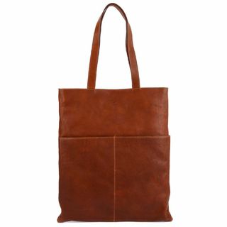 イルビゾンテ(IL BISONTE)のIL BISONTE イルビゾンテ トートバッグ BTO137 PO0001 TOTE BAG MEDIUM レディース 女性 メンズ 男性 ユニセックス 男女兼用 A4収納 BW394 SEPPIA セピアブラウン(トートバッグ)