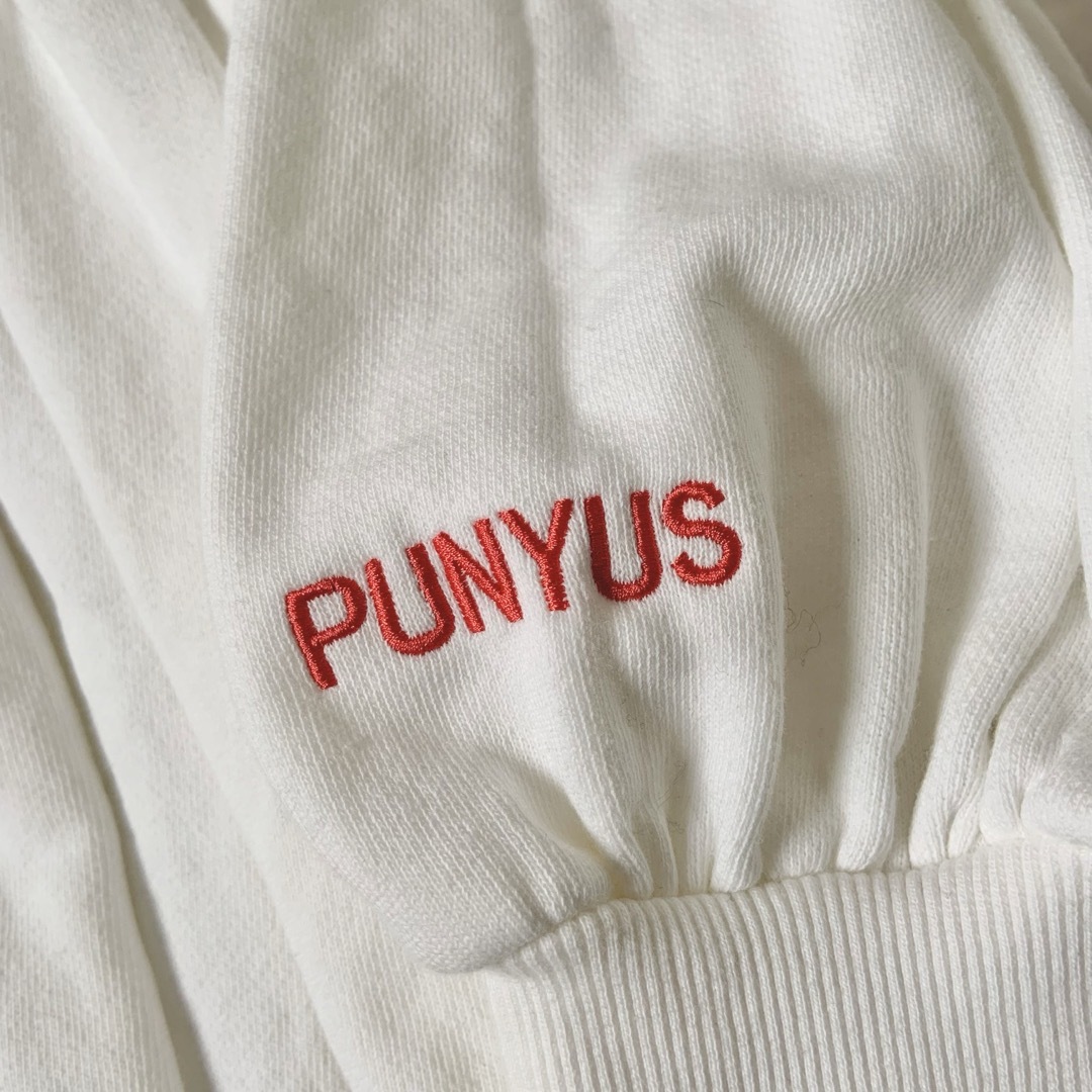 PUNYUS(プニュズ)の美品★プニュズ★サイゼリヤ ワンピース★スウェット★ホワイト★4 レディースのワンピース(ひざ丈ワンピース)の商品写真