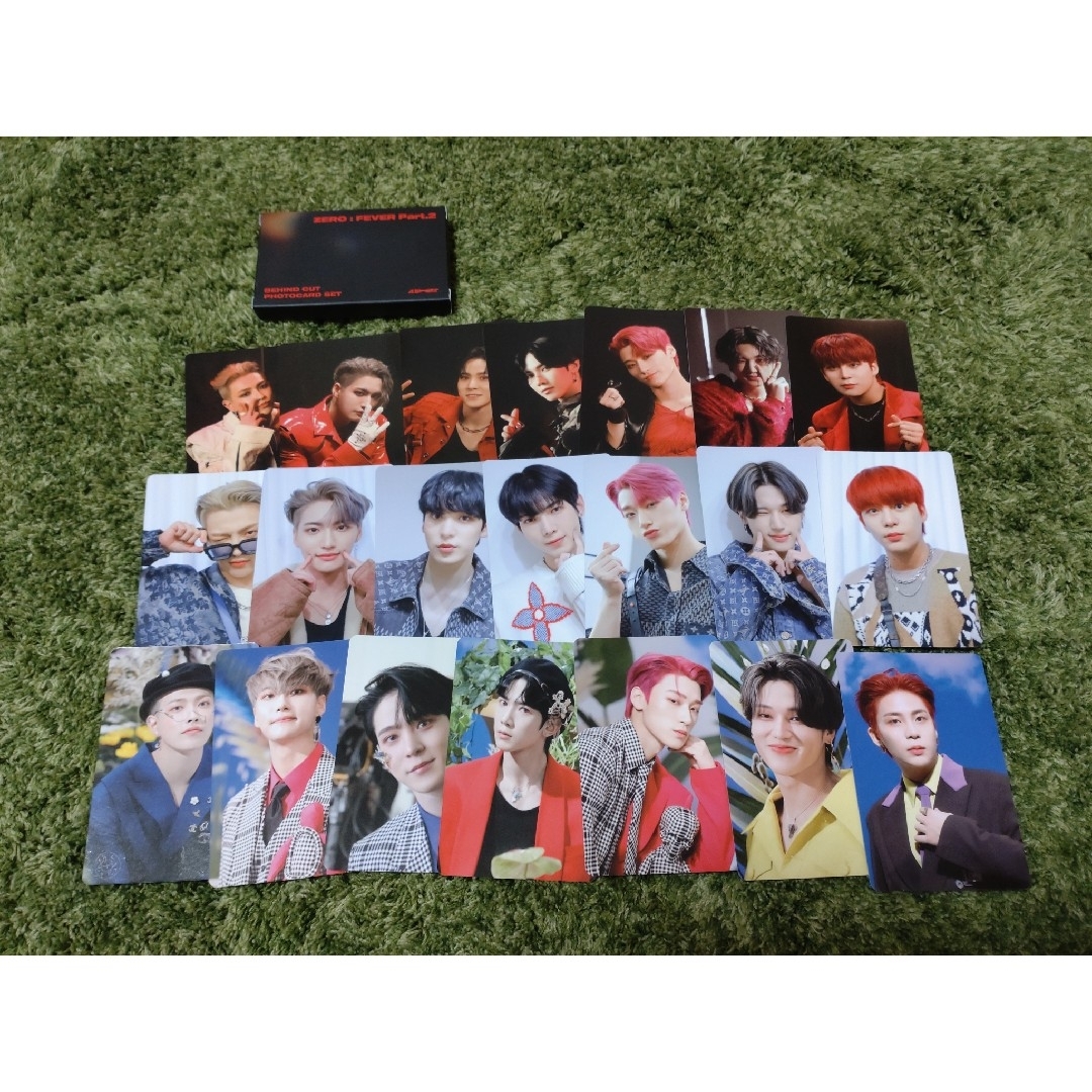 人気アイテムランキング ATEEZ - ATEEZ BEHIND CUT PHOTOCARD SET 未開封品 SUBKの通販 K-POP+アジア