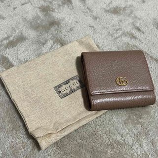 グッチ(Gucci)の【美品】 グッチ 二つ折り財布 GGマーモント (折り財布)