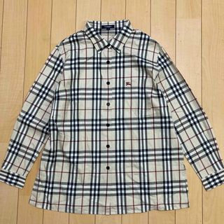 BURBERRY LONDON 長袖シャツ　大きいサイズ　レディース　ベージュ(シャツ/ブラウス(長袖/七分))