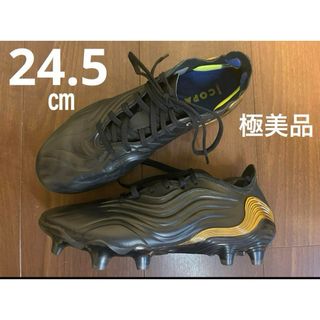 アディダス(adidas)の【極美品】アディダス　コパセンス　24.5㎝　ブラック×ゴールド(シューズ)