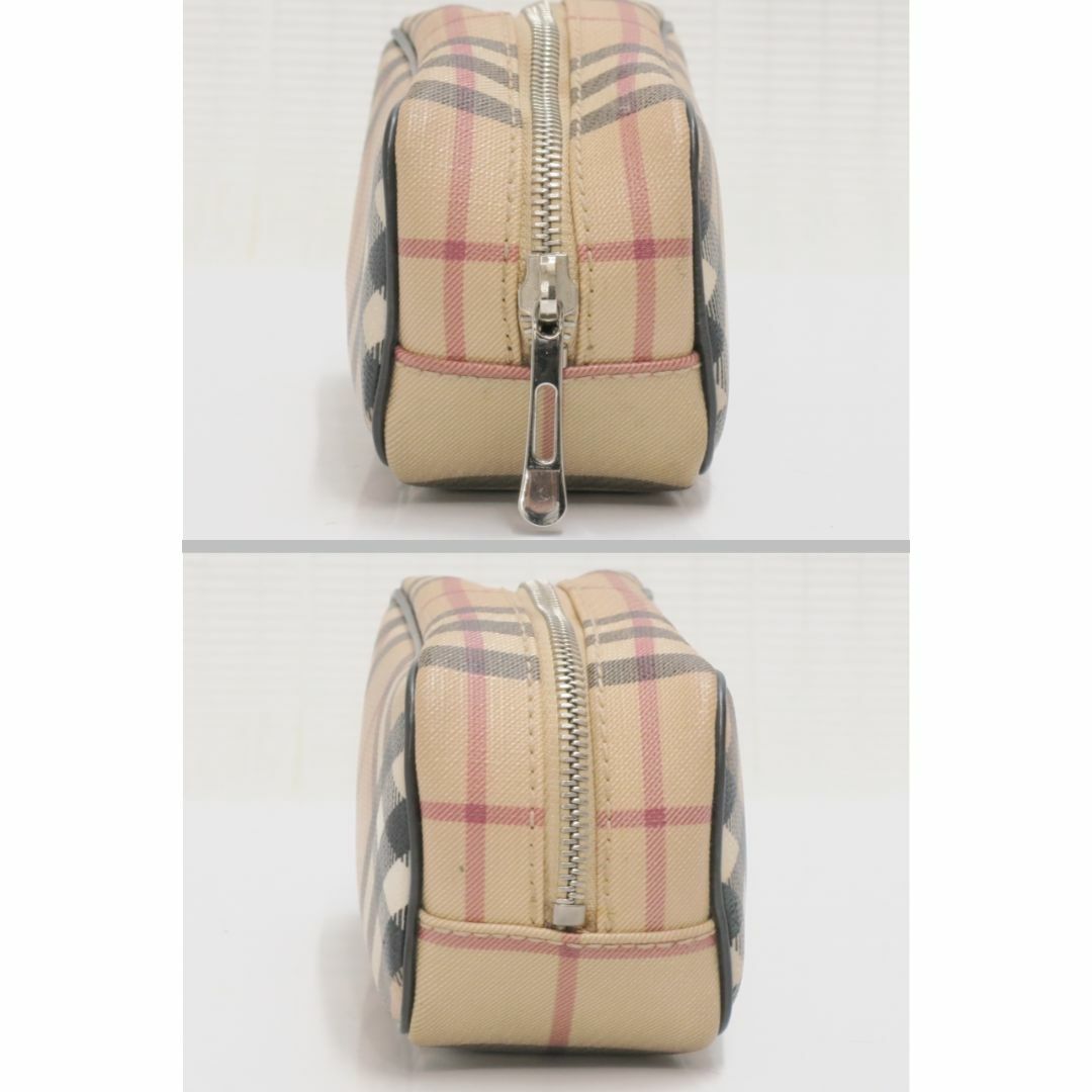 BURBERRY(バーバリー)のバーバリー　ノヴァチェック　コスメポーチ　コーティングキャンバス　BURBERRY　18679411 レディースのファッション小物(ポーチ)の商品写真