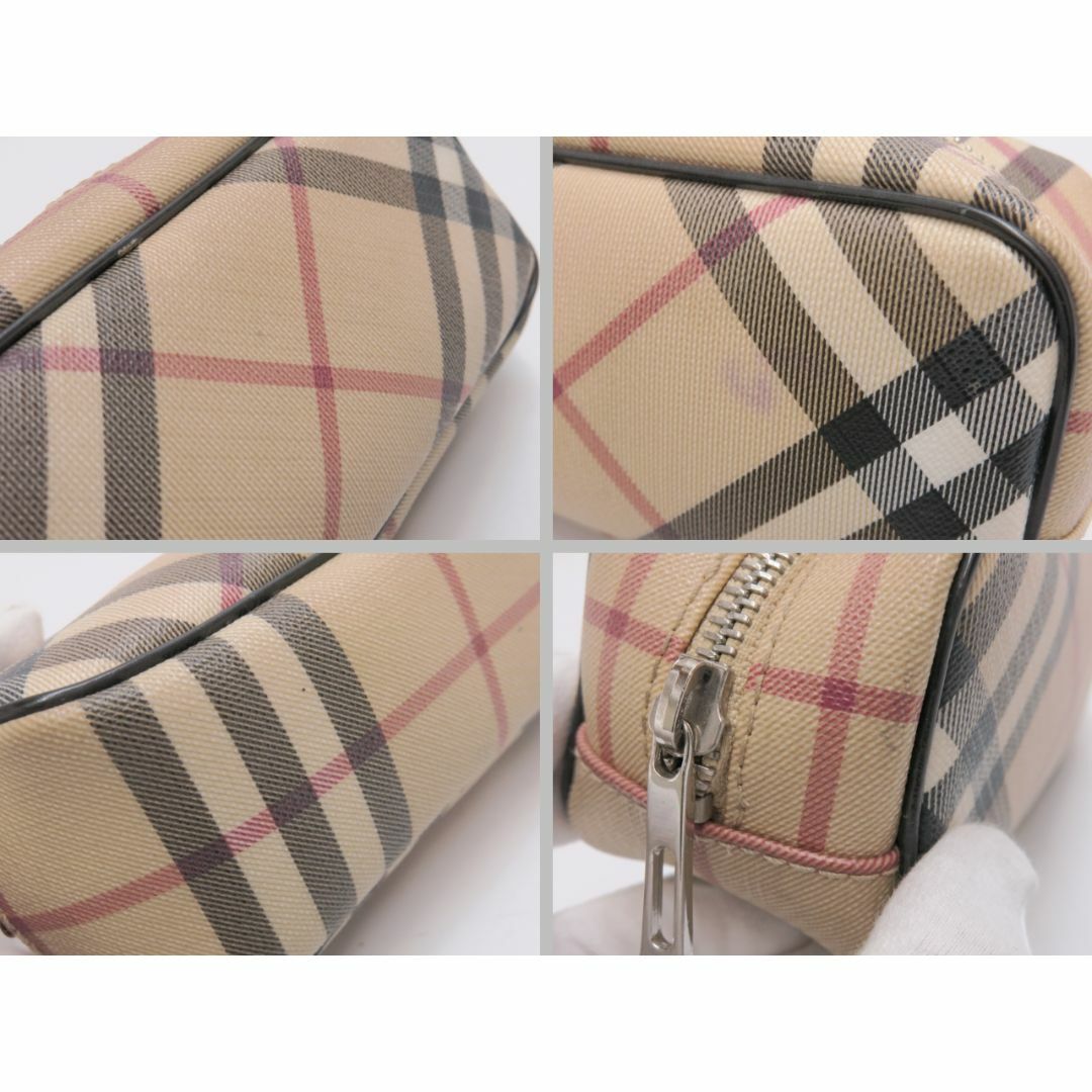 BURBERRY(バーバリー)のバーバリー　ノヴァチェック　コスメポーチ　コーティングキャンバス　BURBERRY　18679411 レディースのファッション小物(ポーチ)の商品写真