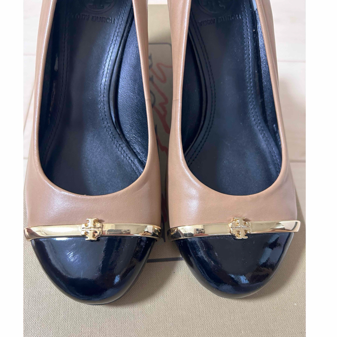 Tory Burch(トリーバーチ)の新品 Tory Burch トリーバーチ ヒール パンプス 5M レディースの靴/シューズ(ハイヒール/パンプス)の商品写真