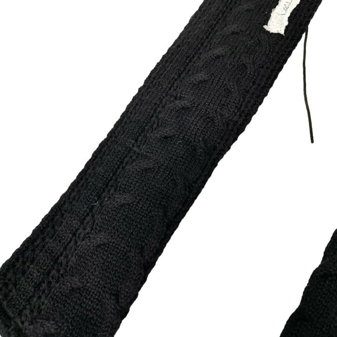 alice auaa(アリスアウアア)のalice auaa ケーブルニットレザーレースアップアームカバー グローブ 編み上げ レッグウォーマー アリスアウアア レディースのファッション小物(手袋)の商品写真