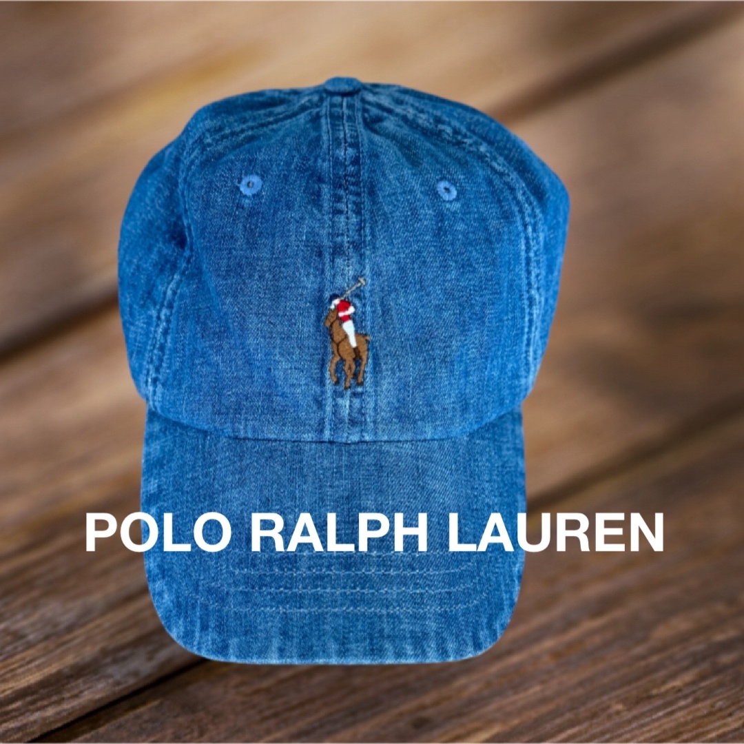 POLO RALPH LAUREN(ポロラルフローレン)のPOLO ラルフローレン　キャップ　デニム　米国購入　新品 メンズの帽子(キャップ)の商品写真