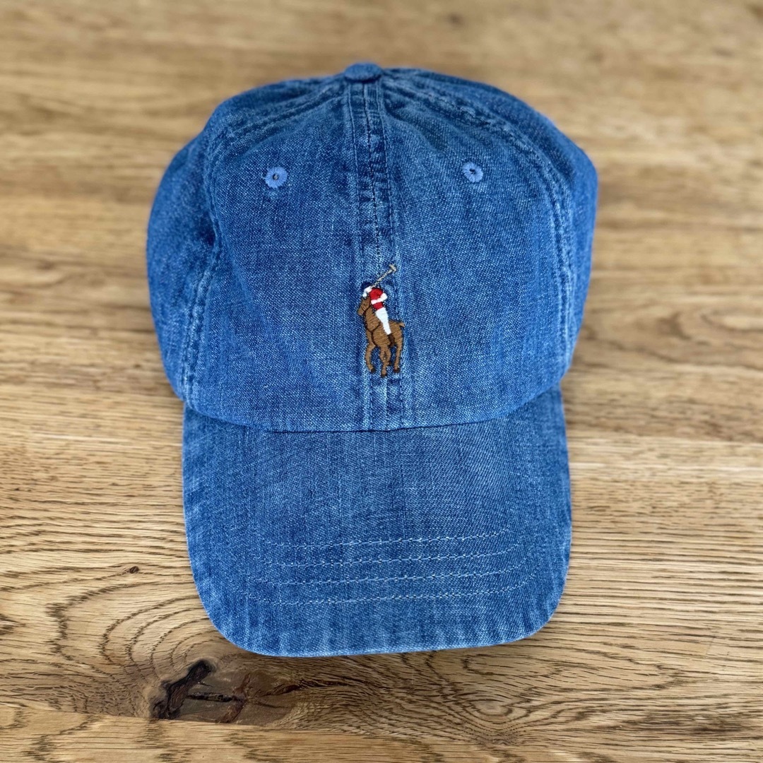 POLO RALPH LAUREN(ポロラルフローレン)のPOLO ラルフローレン　キャップ　デニム　米国購入　新品 メンズの帽子(キャップ)の商品写真