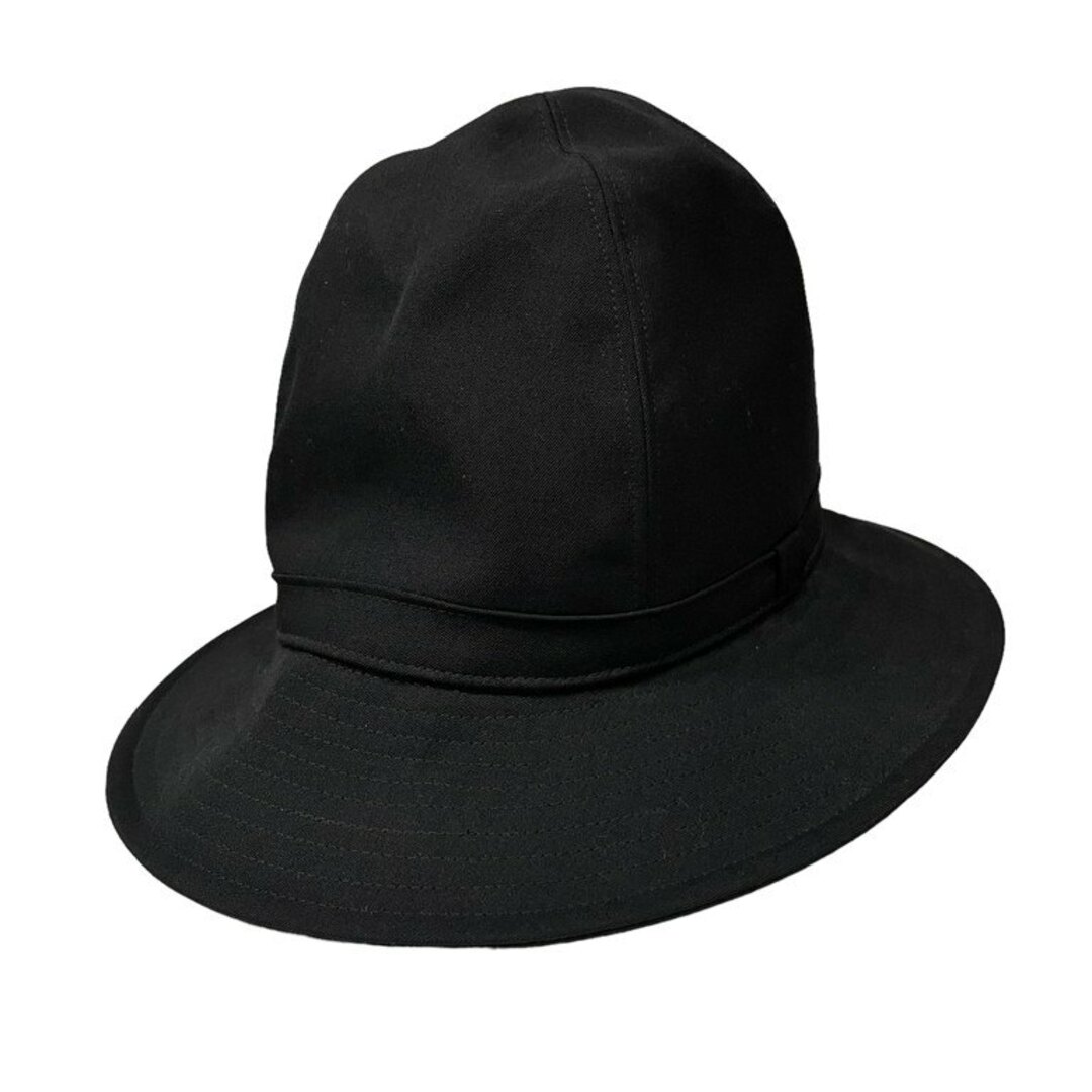 Yohji Yamamoto(ヨウジヤマモト)のYohji Yamamoto Pour Homme 20AW ウールギャバジン裏地ストライプ4パネルフェドラハット 帽子 HR-H09-100 ヨウジヤマモト メンズの帽子(ハット)の商品写真