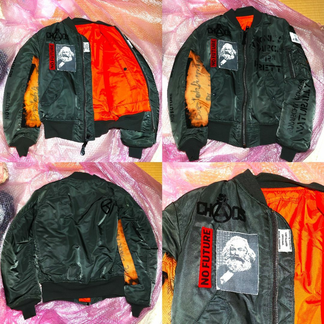 ANARCHYアナーキーALPHAアルファMA-1米国製MADE in USA ANARCHYアナーキーALPHAアルファMA-1米国製MADE in USA