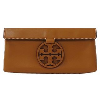 Tory Burch - トリーバーチ Tory Burch バッグ レディース ブランド クラッチバッグ セカンドバッグ レザー ブラウン ミニバッグ コンパクト おしゃれ 【中古】