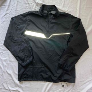 ナイキ(NIKE)の00s NIKE ナイロンアノラック 黒 XL Y2K リフレクター ナイキ(ナイロンジャケット)