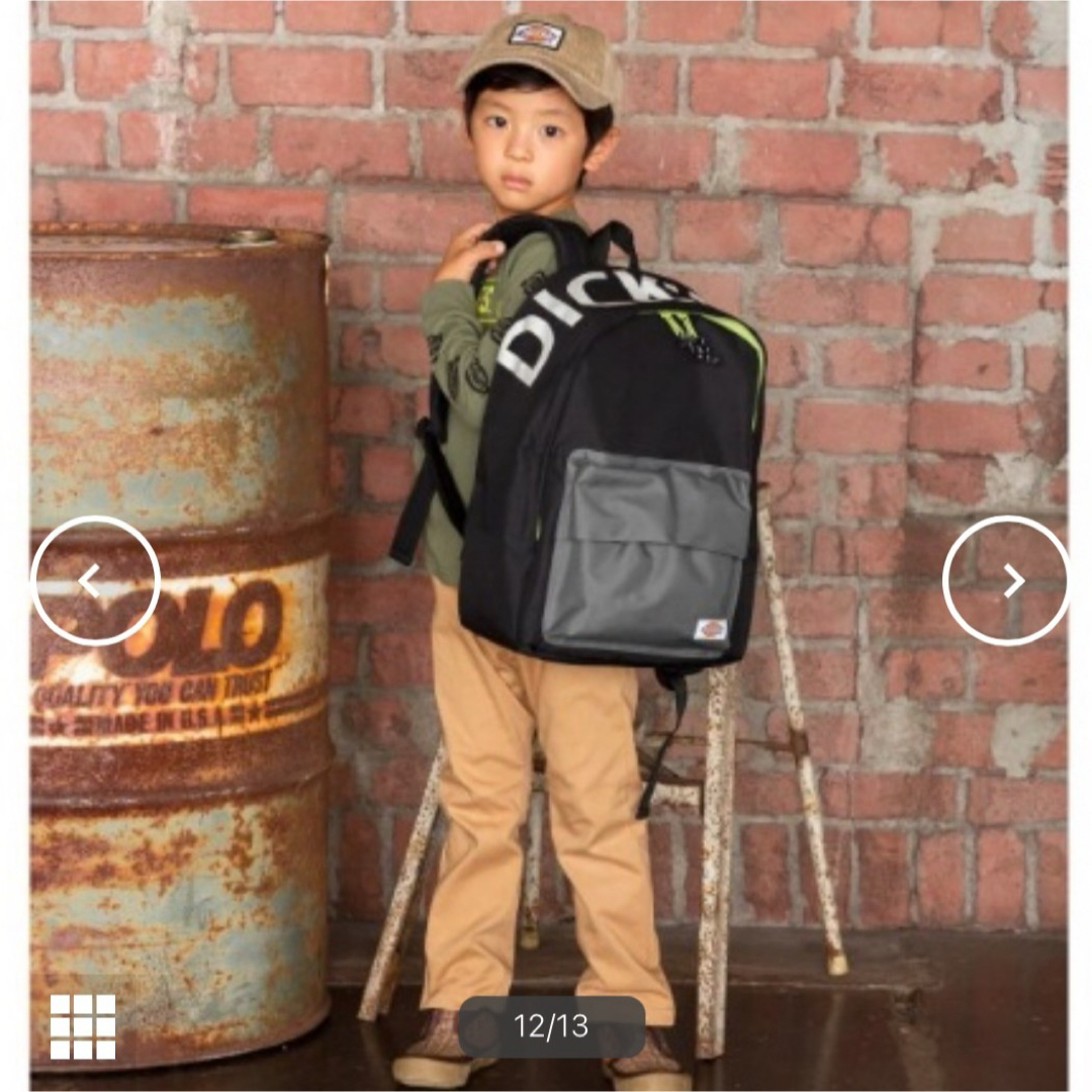 Dickies(ディッキーズ)のディッキーズdickiesFOkidsリュックサック子供用エフォーキッズ キッズ/ベビー/マタニティのこども用バッグ(リュックサック)の商品写真