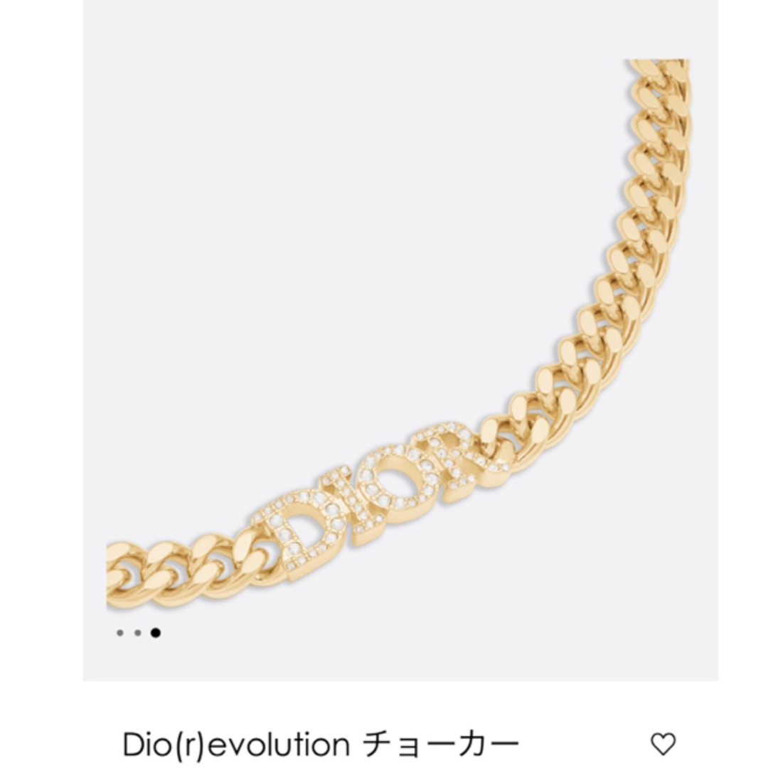 Christian Dior(クリスチャンディオール)の【新品】値下げ中　DIOR正規品 Dio(r)evolution チョーカー レディースのアクセサリー(ネックレス)の商品写真