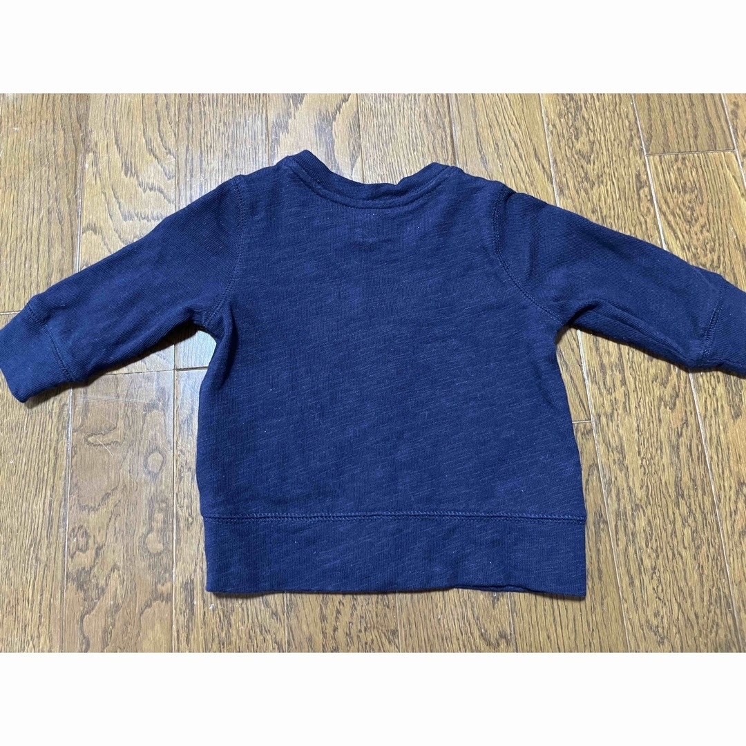 babyGAP(ベビーギャップ)の70  GAPカーディガン　紺色 キッズ/ベビー/マタニティのベビー服(~85cm)(カーディガン/ボレロ)の商品写真