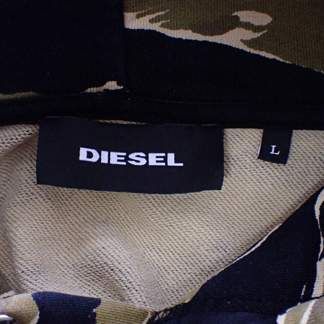 DIESEL(ディーゼル)のディーゼル カモフラ フーディー プルオーバースウェットパーカー[b32-36] レディースのトップス(パーカー)の商品写真