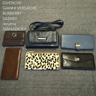 GIVENCHY - GIVENCHY BURBERRY VERSACHE など 財布 6点セット