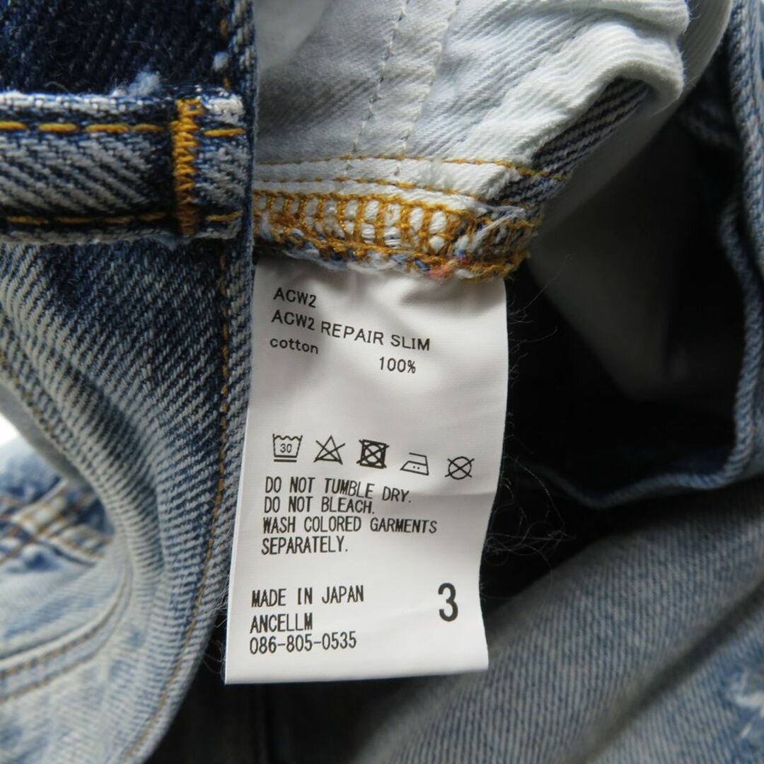 ANCELLM WISM別注 ACW2 REPAIR SLIM Size-3の通販 by UNION3 ANCELLM WISM別注 ACW2 REPAIR SLIM Size-3の通販 by UNION3