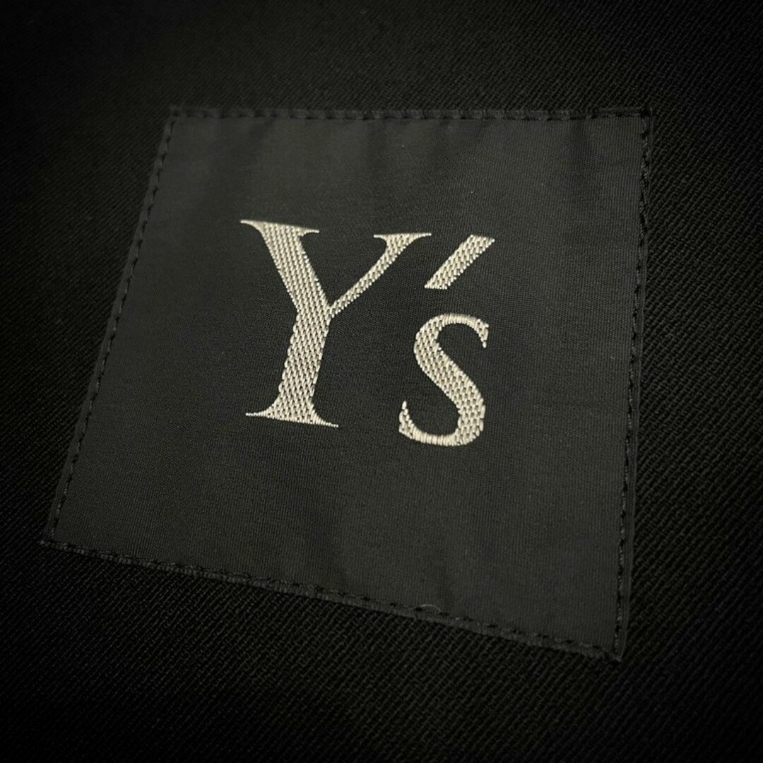 Yohji Yamamoto(ヨウジヤマモト)のY's ウールギャバジンスナップボタンロングコート ジャケット Yohji Yamamoto Femme ヨウジヤマモト ワイズ レディース レディースのジャケット/アウター(チェスターコート)の商品写真