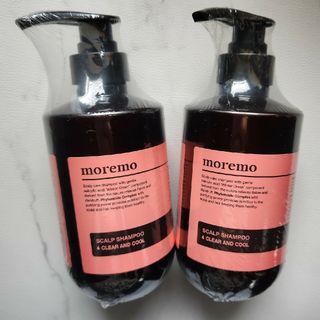 モレモ(moremo)のワンダーライン moremo スカルプシャンプー クリア&クール 500mL×2(シャンプー)