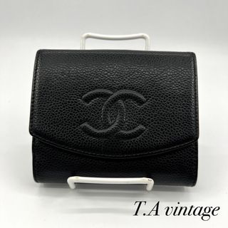 CHANEL - 新品未使用 CHANEL タイムレスCC キャビアスキン ラウンド ...